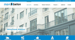 Desktop Screenshot of mavibeton.com.tr